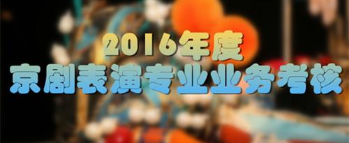 大鸡巴猛操嫩逼揉奶流水强奸91视频国家京剧院2016年度京剧表演专业业务考...